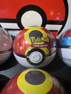 Pokemon TCG Poke Ball Tin Q4 2025 Full Set WITH DISPLAY - Image 4