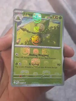 Pokemon S&V White Flare Leavanny 003/086 Master Ball MB Reverse Holo NM - Image 2