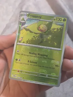 Pokemon S&V White Flare Leavanny 003/086 Master Ball MB Reverse Holo NM - Image 3