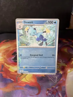 Pokemon TCG Dewott Masterball Reverse Holo 022/086 White Flare NM - Image 1
