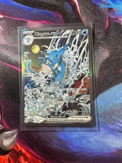 Kingdra EX 131 Pokemon TCG Scarlet & Violet Black Star Promo Pokemon TCG NM+ - Image 1
