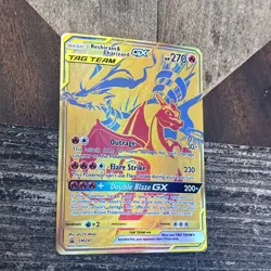 2021 Pokemon Tag Team Reshiram & Charizard GX SM247 Black Star Promo NM - Image 5