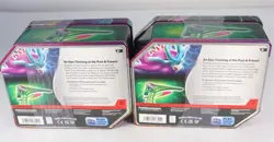 Pokemon TCG: Paradox Clash Tin Set of 2 - Iron Leaves & Walking Wake Sealed Tins - Image 2
