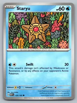 Pokemon TCG SV: Scarlet & Violet 151 Staryu 120/165 - Image 1