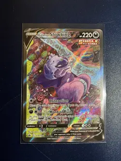 Galarian Slowking V 179/198 Alternate Full Art Chilling Reign Pokemon English NM - Image 1