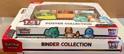 Pokemon TCG Scarlet & Violet 151 Binder and Poster Collection Box Set Lot - New - Image 3