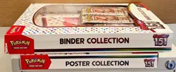 Pokemon TCG Scarlet & Violet 151 Binder and Poster Collection Box Set Lot - New - Image 4