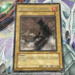 Yugioh! Charcoal Inpachi - Unlimited - SOD-EN001 Rare LP - Image 1