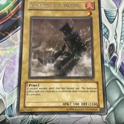 Yugioh! Charcoal Inpachi - Unlimited - SOD-EN001 Rare LP - Image 3