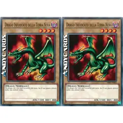 2x FIERY DRAGON OF THE BLACK EARTH • Municipality • MRD IT062 • Unl 2023 • Yugioh! - Image 1