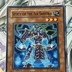 GLAS-EN033 Spirit of the Six Samurai : Common 1st Edition YuGiOh Card - Image 2