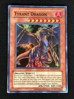 Yugioh Tyrant Dragon RP02-EN056 Super (NM) - Image 1