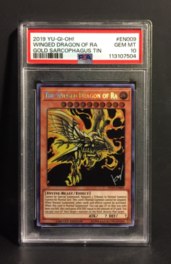 The Winged Dragon of Ra | Secret Rare | 2019 TN19 | PSA 10 Gem Mint | Yu-Gi-Oh - Image 1