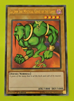 Yu-Gi-Oh La Jinn the Mystical Genie of the Lamp Ultra Rare 1st Ed LCKC-EN002 Nm - Image 1