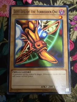 Yugioh Left Leg of the Forbidden One LDK2-ENY08 Legendary Decks II - Image 1