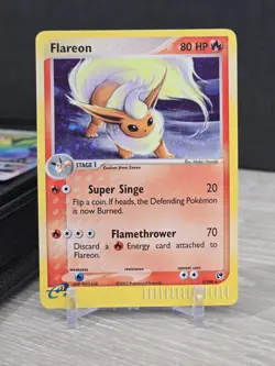Pokemon Card TCG Flareon 5/100 EX Sandstorm Holo Rare Vintage - Image 3