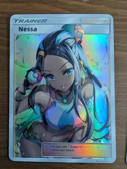 Nessa Pokemon Anime Waifu Sexy Doujin ACG Custom DIY Trainer Art Foil card - Image 1