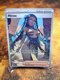 Nessa Sexy Full Art Pokemon Custom Waifu Card DESERT QUEEN - Image 1