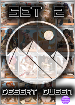 Nessa Sexy Full Art Pokemon Custom Waifu Card DESERT QUEEN - Image 5