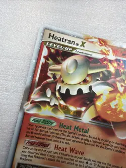 Pokemon 2008 TCG Diamond and Pearl Stormfront Heatran LV.X 97/100 Ultra Rare LP - Image 5