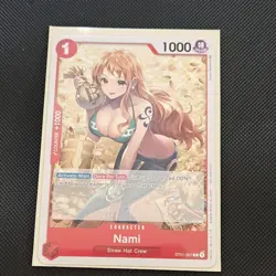 Namco One Piece CCG Nami [Participant] Promo Character Card ST01-007 English - Image 1