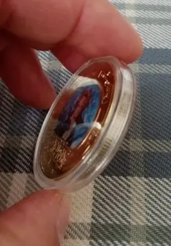RARE One Piece Anime Shanks Gold Plate Berry Coin In Case USA SELLER - Image 3