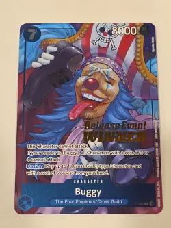 Buggy P-084 Release Event Winner Promo One Piece English NM - Image 1