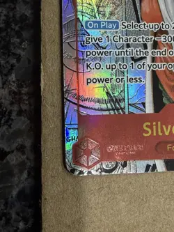 024 One Piece OP08 EN Manga Alternate Art #118 Silvers Rayleigh with photos - Image 2