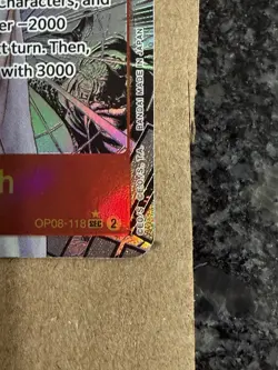 024 One Piece OP08 EN Manga Alternate Art #118 Silvers Rayleigh with photos - Image 3