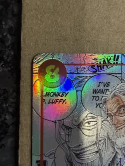 024 One Piece OP08 EN Manga Alternate Art #118 Silvers Rayleigh with photos - Image 5