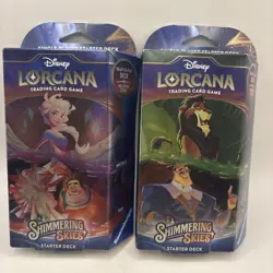 Disney Lorcana: Shimmering Skies Starter Deck (set of 2) - Image 1