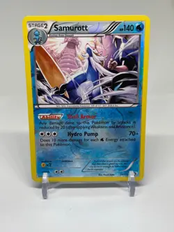 Samurott - Reverse Holo Rare 39/113 Legendary Treasures 2013 Pokemon Card - LP - Image 1