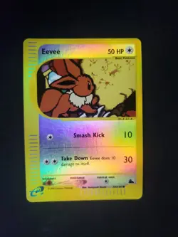 🇺🇸 Eevee 54/144 Card Pokemon Skyridge WOTC Wizards Reverse Holo Rare Good - Image 1