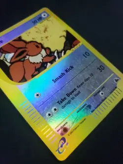 🇺🇸 Eevee 54/144 Card Pokemon Skyridge WOTC Wizards Reverse Holo Rare Good - Image 2