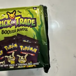 Pokemon TCG 2023 Trick or Trade BOOster Bundle (50 Mini-Packs) FACTORY SEALED! - Image 2
