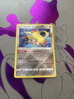 Pokemon TCG Radiant Jirachi Card 120/195 Swsh12: Sword & Shield Silver Tempest - Image 1