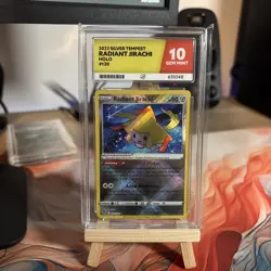 Pokemon TCG Radiant Jirachi Silver Tempest Holo Card 120/195 ACE GEM MINT 10 - Image 1