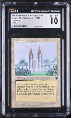 THE TABERNACLE AT PENDRELL VALE Legends Rare Reserved List CGC 10 Gem Mint MTG - Image 1