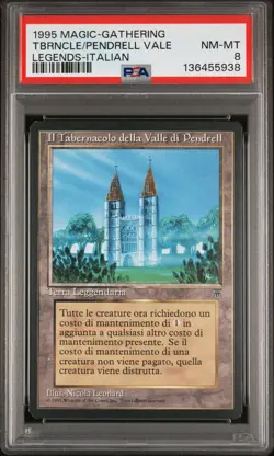 1995 MAGIC: THE GATHERING ITALIAN LEGENDS THE TABERNACLE AT PENDRELL VALE PSA 8 - Image 1