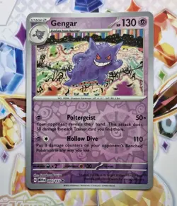 Gengar - 094/165 - Reverse Holo - Scarlet & Violet 151 - Pokemon Card - NM/M - Image 1