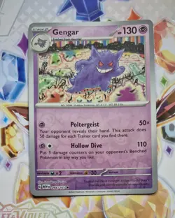 Gengar - 094/165 - Reverse Holo - Scarlet & Violet 151 - Pokemon Card - NM/M - Image 2