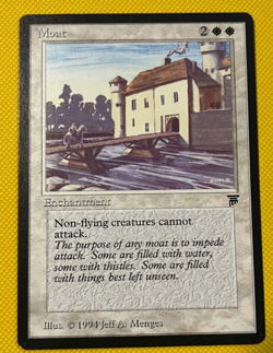 Magic the Gathering MTG - Moat - English Legends Near Mint NM - Image 1
