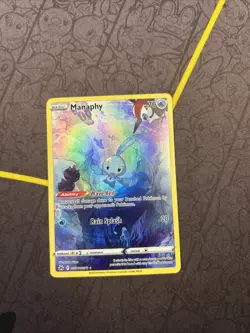 Manaphy Pokemon Crown Zenith Galarian Gallery GG06/GG70 Full Art Holo Rare NM - Image 1