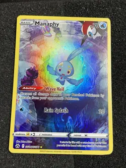 Manaphy GG06/GG70 NM Crown Zenith: Galarian Gallery Ultra Rare Holo Pokemon TCG - Image 1