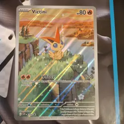 Jumbo Victini #208 Promo Card Full Art From The Black And White Illustration Box - Image 1