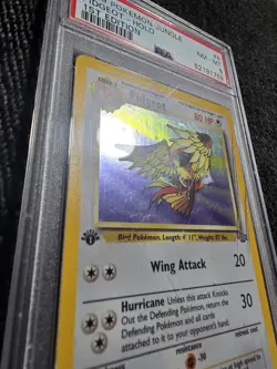 1999 Pokemon Jungle Pidgeot #8 1ST Edition PSA 8 HOLO NM - MT ***Cracked Slab*** - Image 3