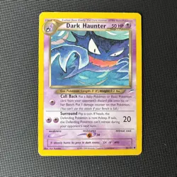 WOTC Pokemon Card Dark Haunter Neo Destiny TCG Card 36/105 - Image 1