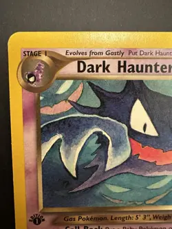 Pokemon TCG Neo Destiny Dark Haunter 1st Edition Card 36/105 MP Condition - Image 2