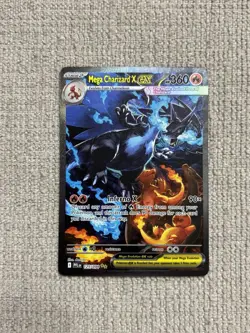 Mega Charizard X EX SIR 125/094 Phantasmal Flames English Pokemon TCG Pack Fresh - Image 1
