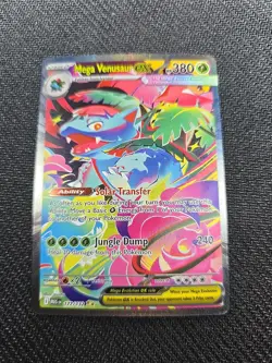Pokemon TCG Mega Venusaur EX Card 177/132 English, Near Mint Condition - Image 1